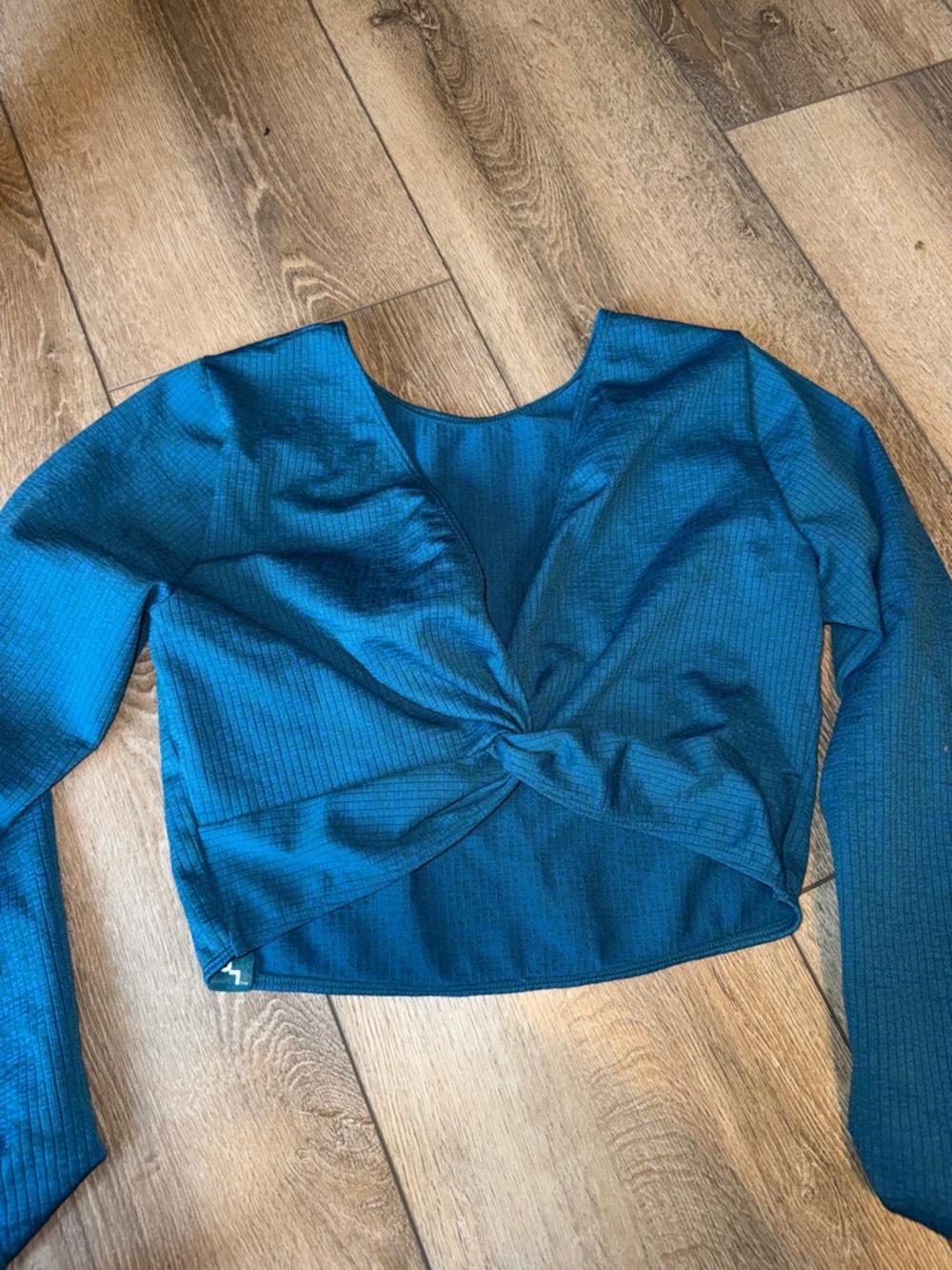 Target Teal Ribbed Two-Piece Set - Picture 5 of 6